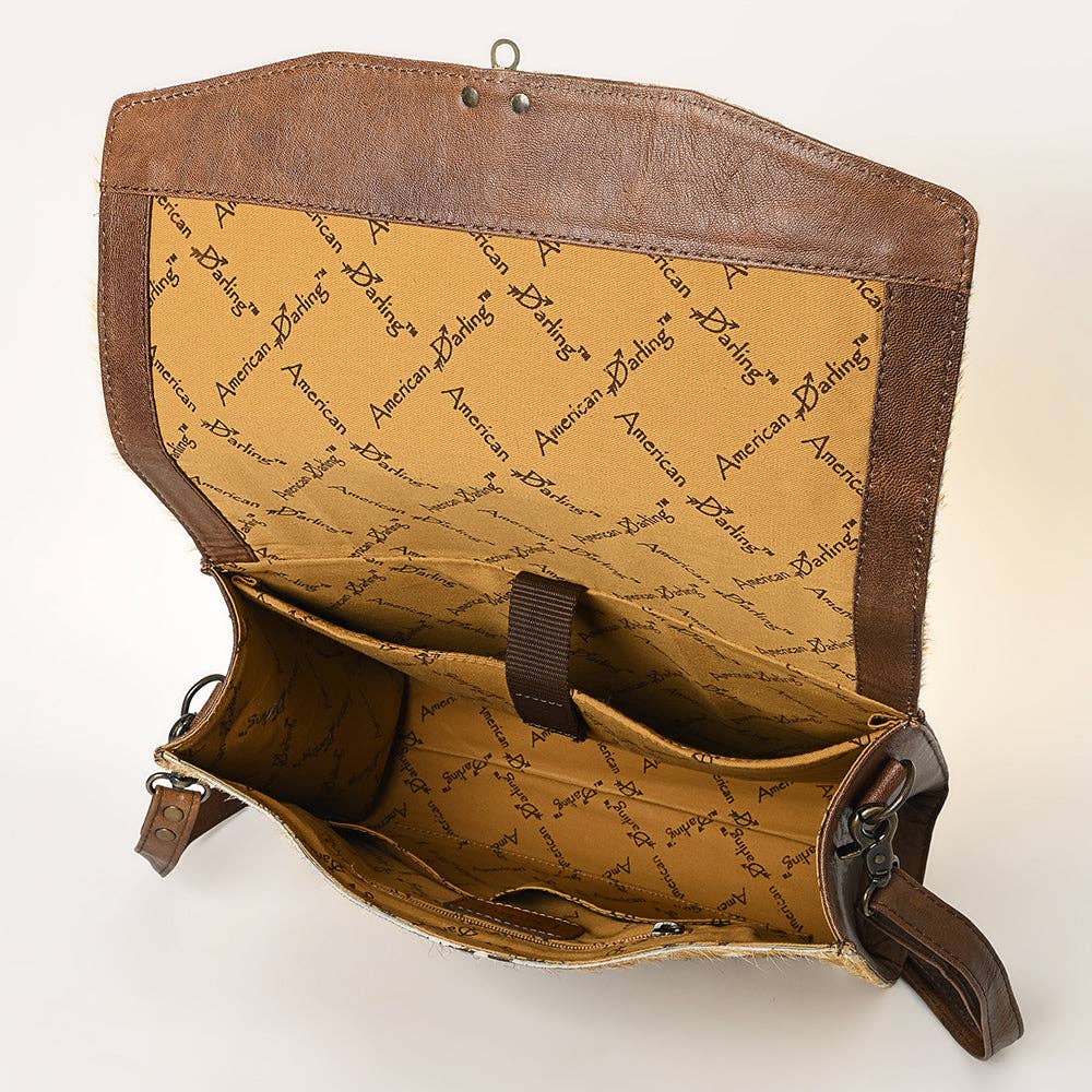 Cheryl Cowhide Briefcase Bag