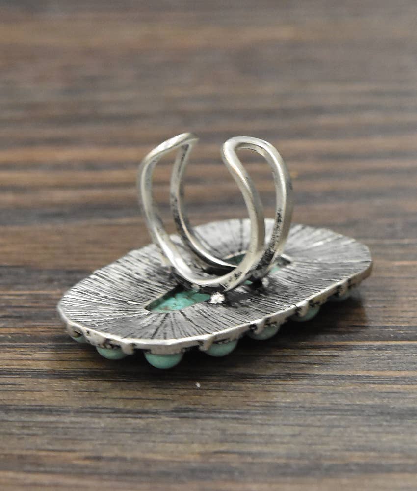 Turquoise Adjustable Ring