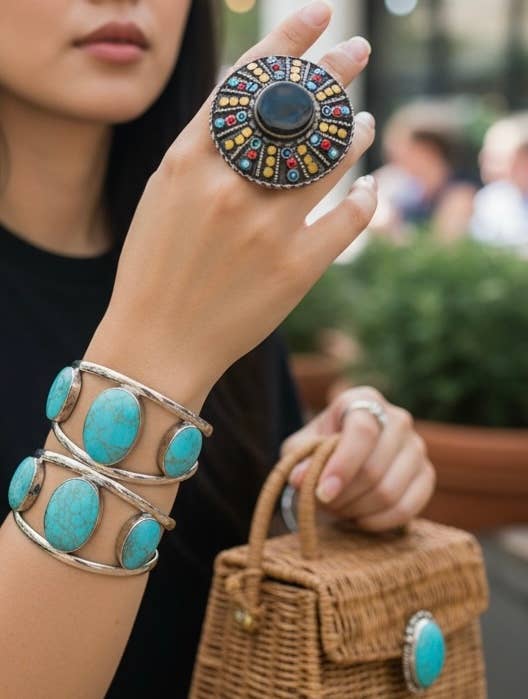 Turquoise Open Cuff