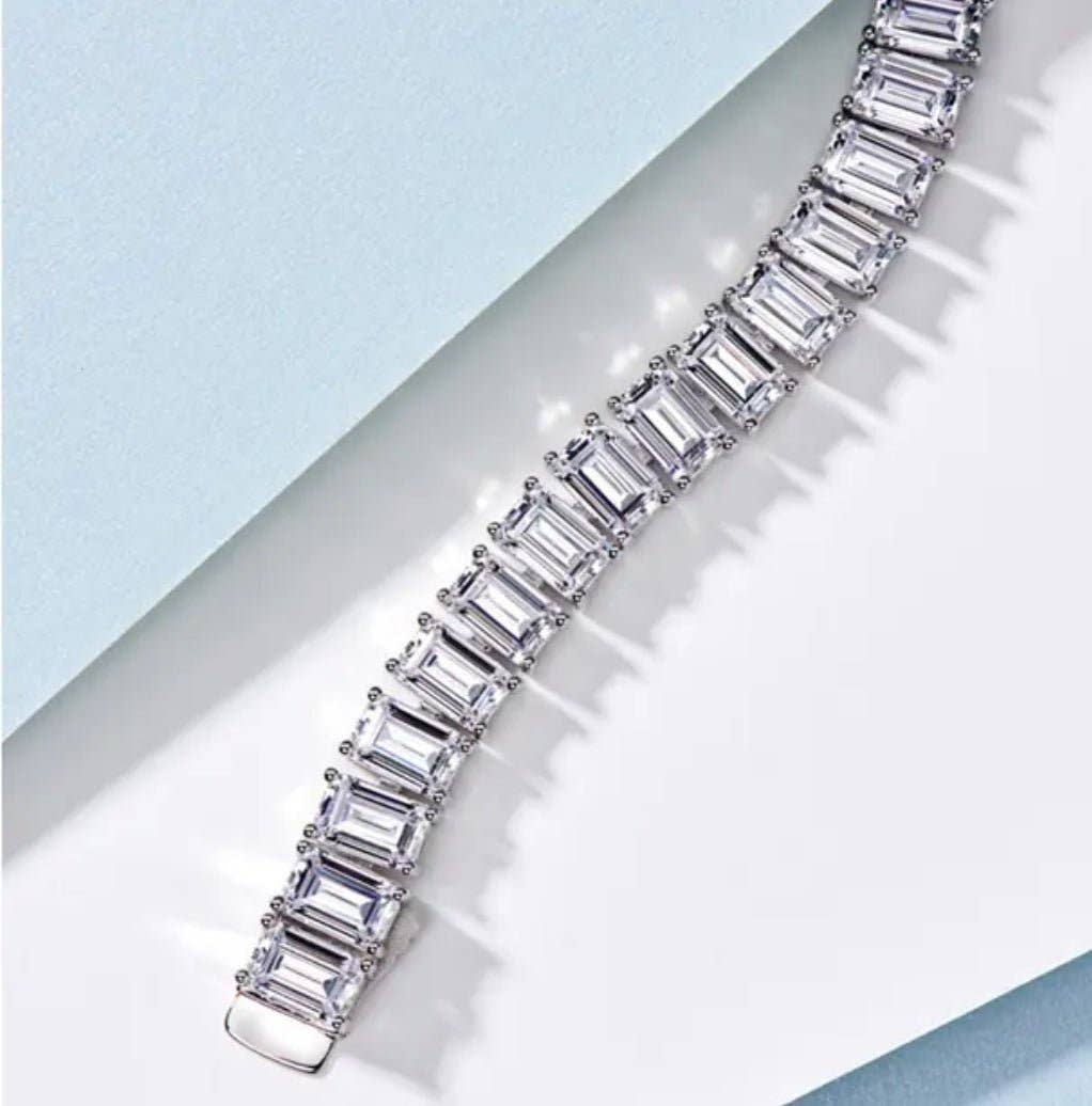 Emerald Line Tennis Bracelet