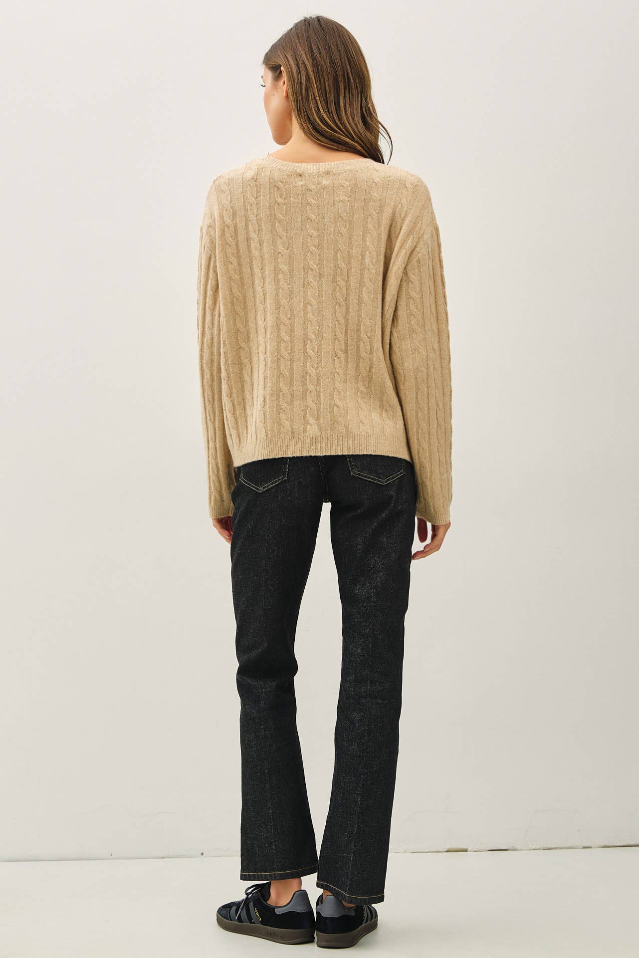 Meadow Cable Knit Sweater