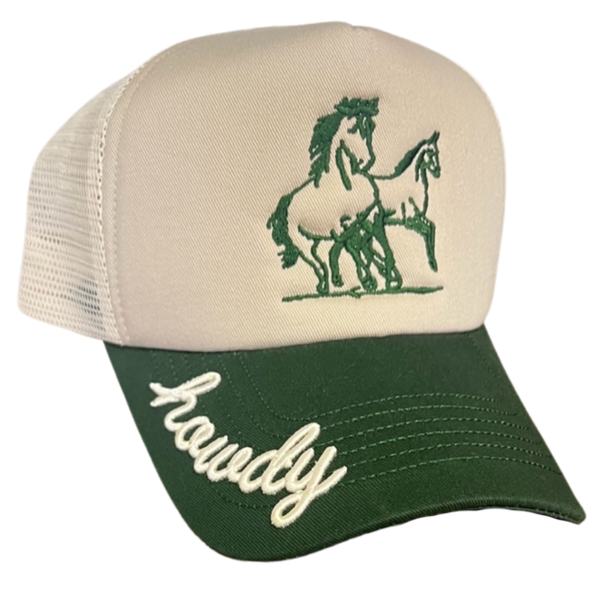 Howdy Script Trucker Hat