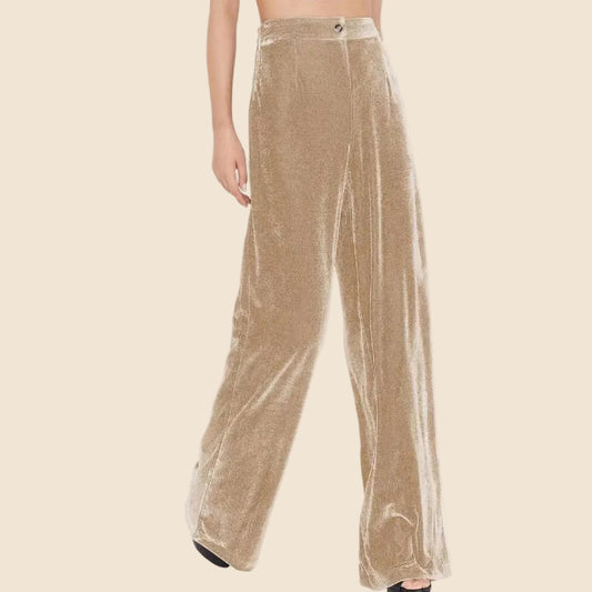 Astor Velvet Wide-Leg Trouser
