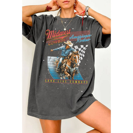 Midwest Cowboy Oversized Tee