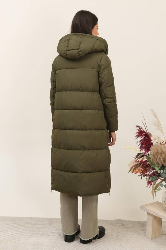 Aspen Coat | Long Quilted Down Jacket