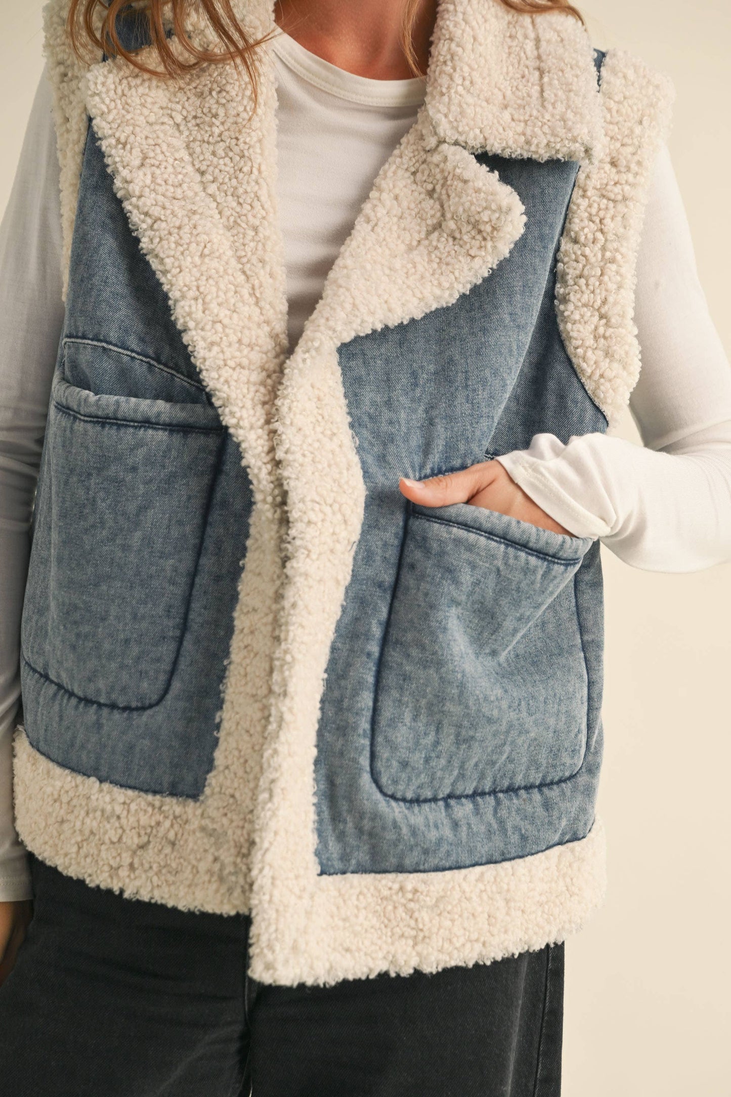 Tahoe Denim Sherpa Vest