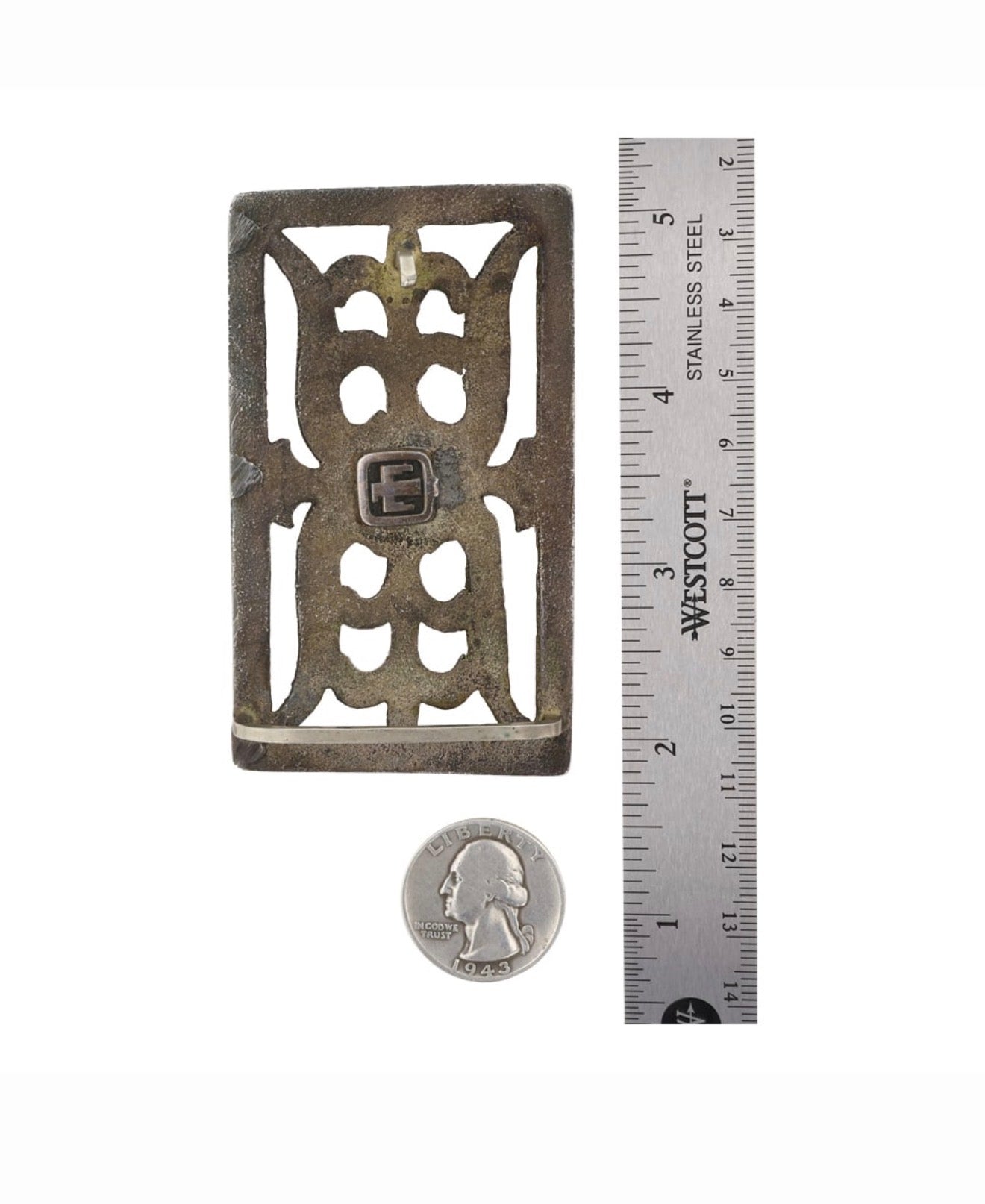 Navajo Sandcast Belt Buckle
