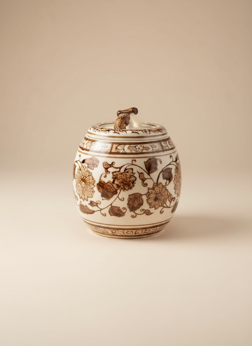 Chinoiserie Peony Candle