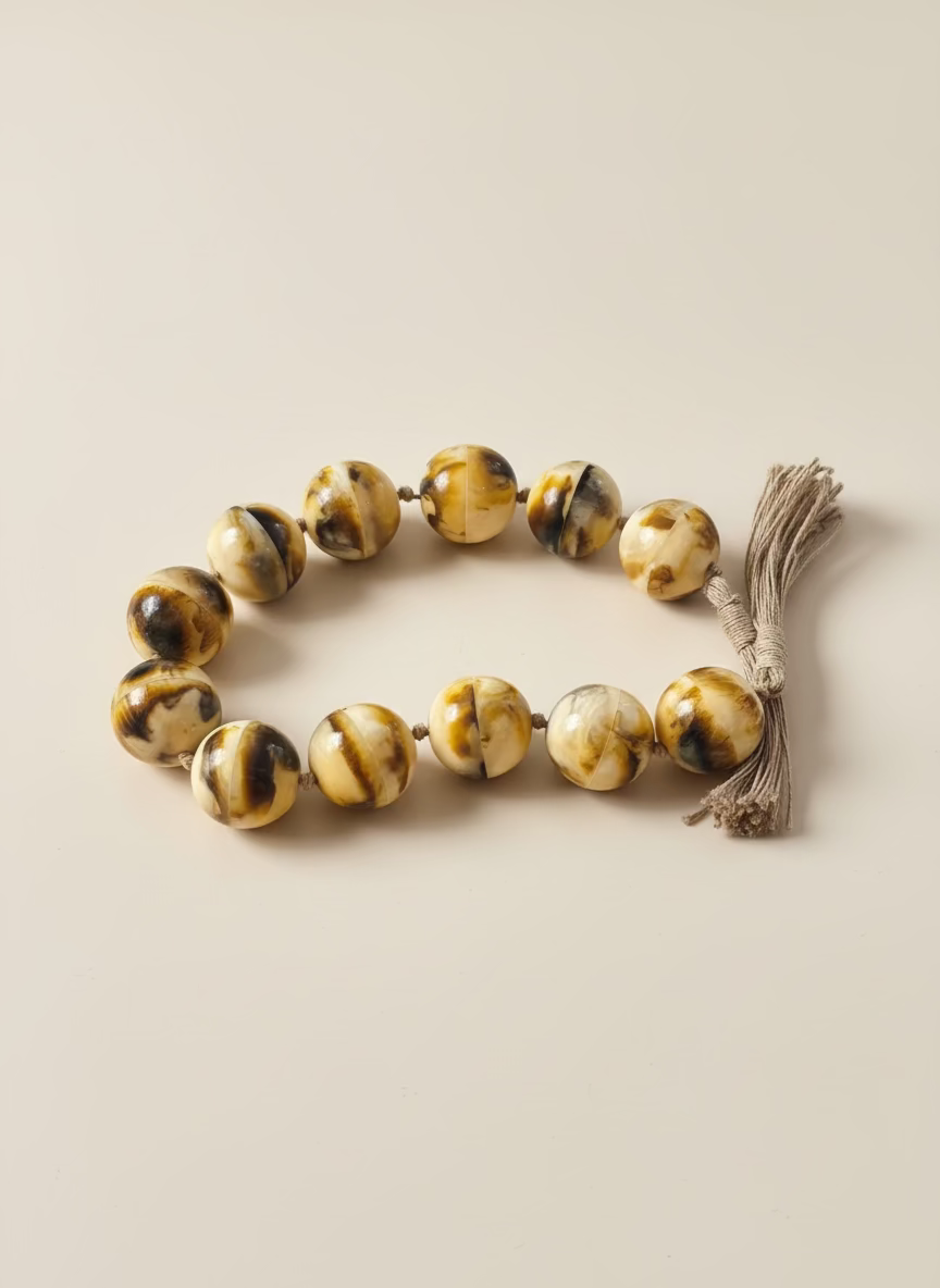 Brown Bead Garland Strand