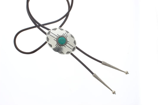 Turquoise Stone Bolo Tie