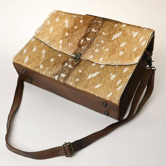 Cheryl Cowhide Briefcase Bag