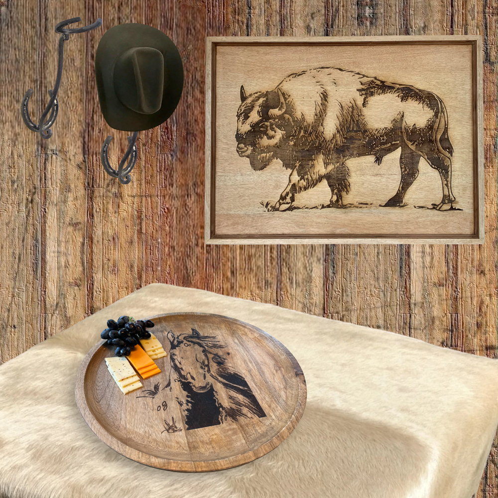 Horseshoe Wall Hat Rack