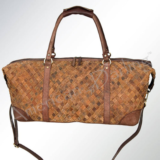 Chestatee Woven Leather Duffel