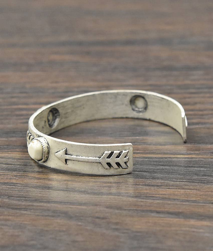 Arrow & Turquoise Cuff