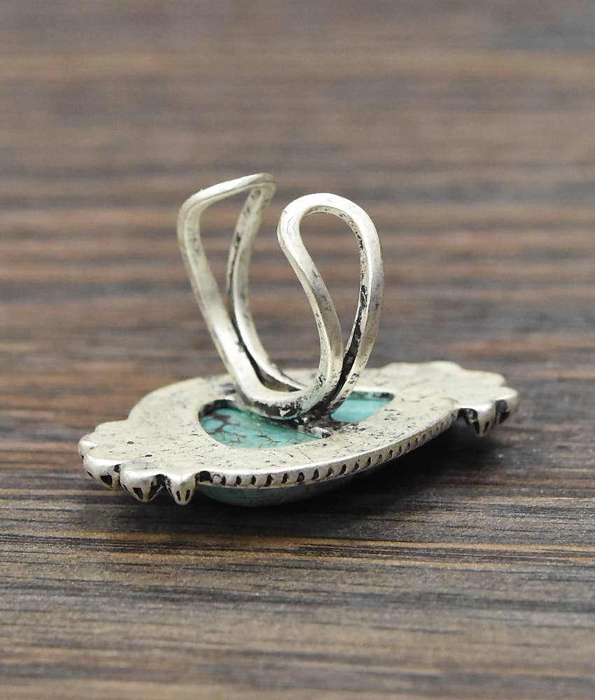 Turquoise Adjustable Ring