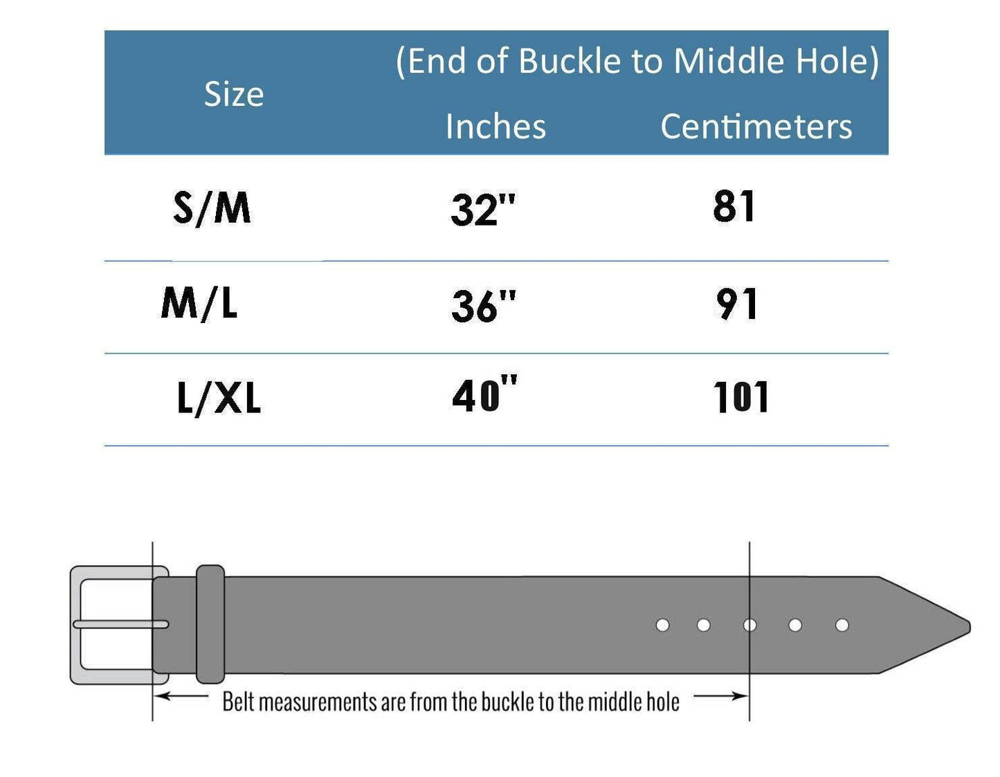 Round Concho Belt - Genuine Leather