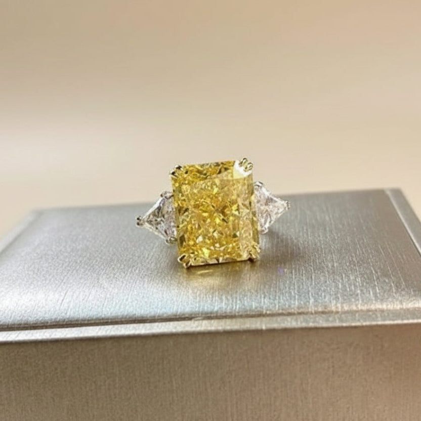 Canary Radiance Statement Ring