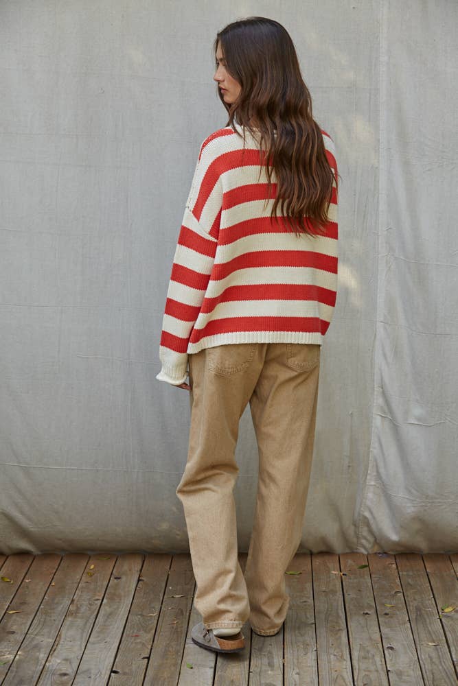 American Flag Knit Sweater