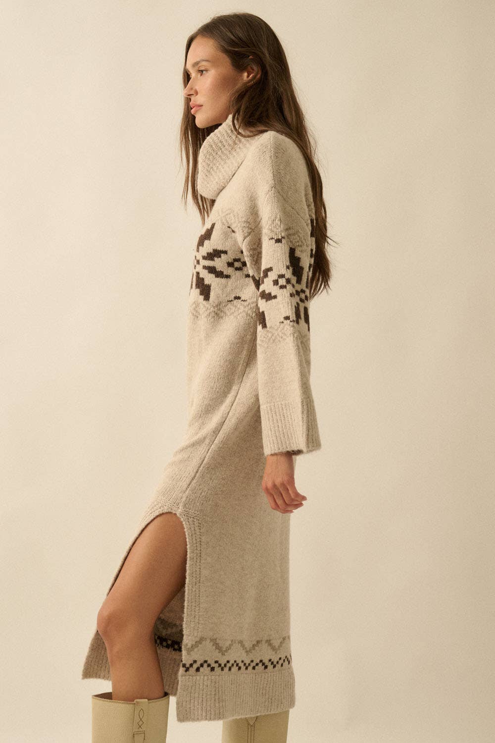 Alpine Knit Sweater Dress