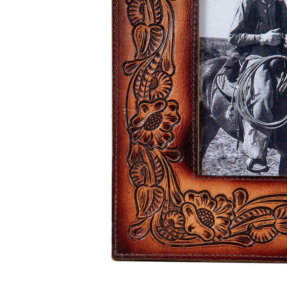 Moment In Time Hand-Tooled Frame