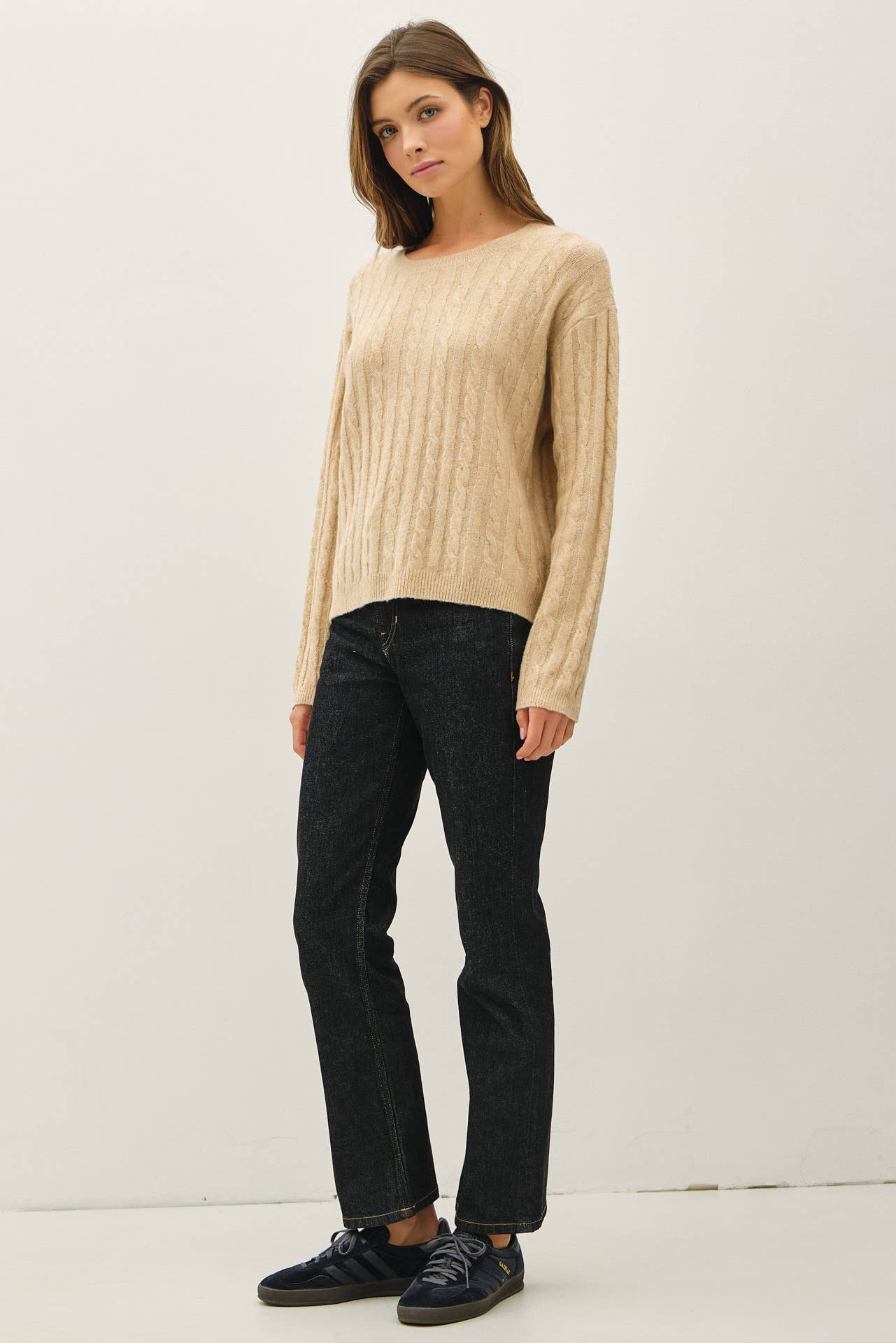 Meadow Cable Knit Sweater
