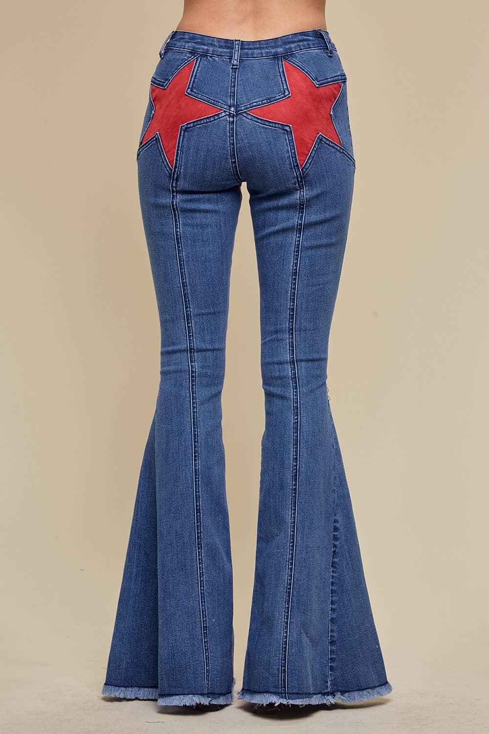 Red Star Flare Jeans