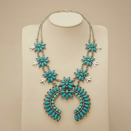 Southwest Squash Blossom Necklace