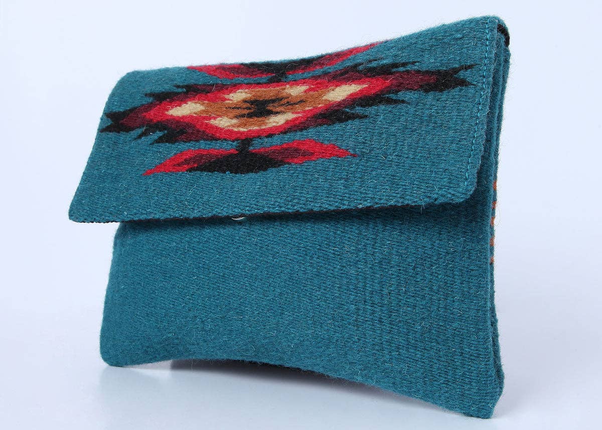 Chimayo Clutch-turquoise