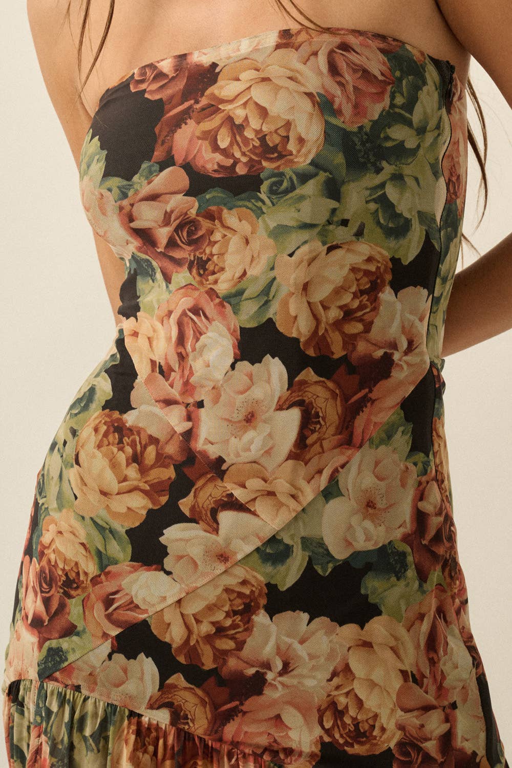 Bloom Mesh Maxi Dress