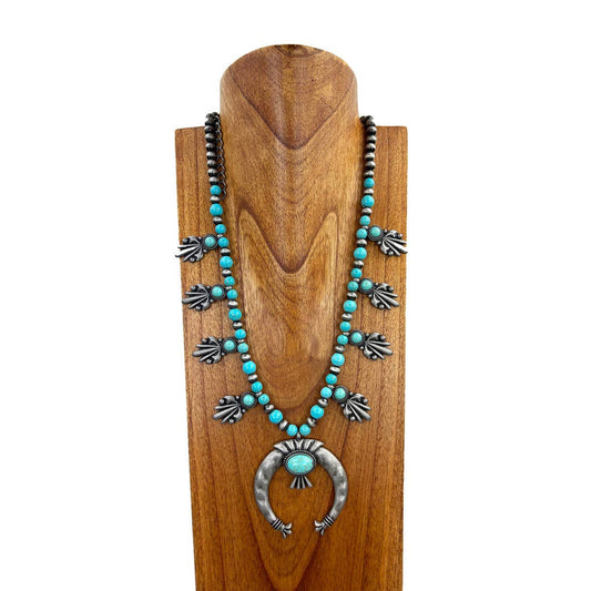 Navajo Inspired Turquoise Necklace