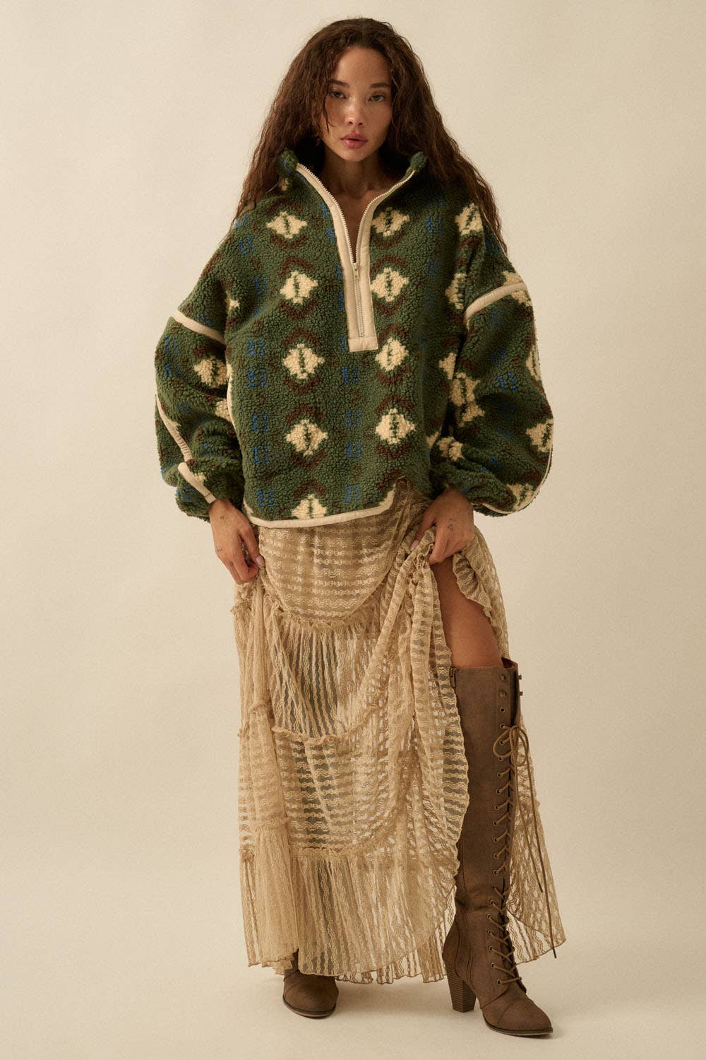 Tahoe Tan Quarter Zip