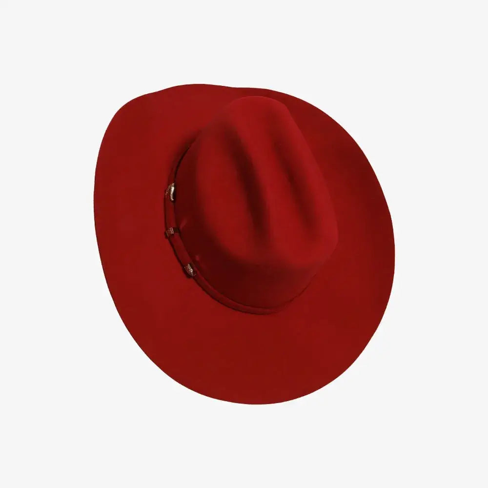 Wool Felt Western Cowboy Hat - Style Cattleman