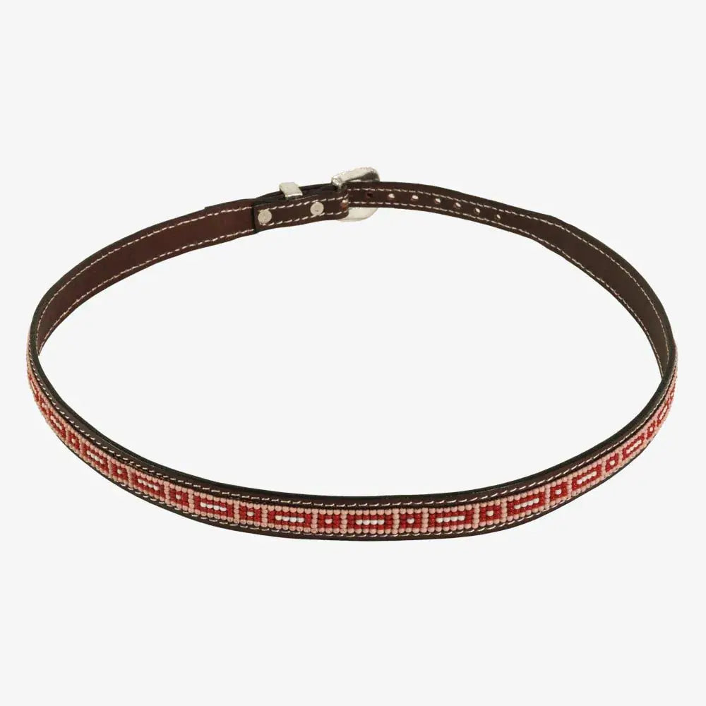 Mahlia Red Mesa Beaded Hat Band