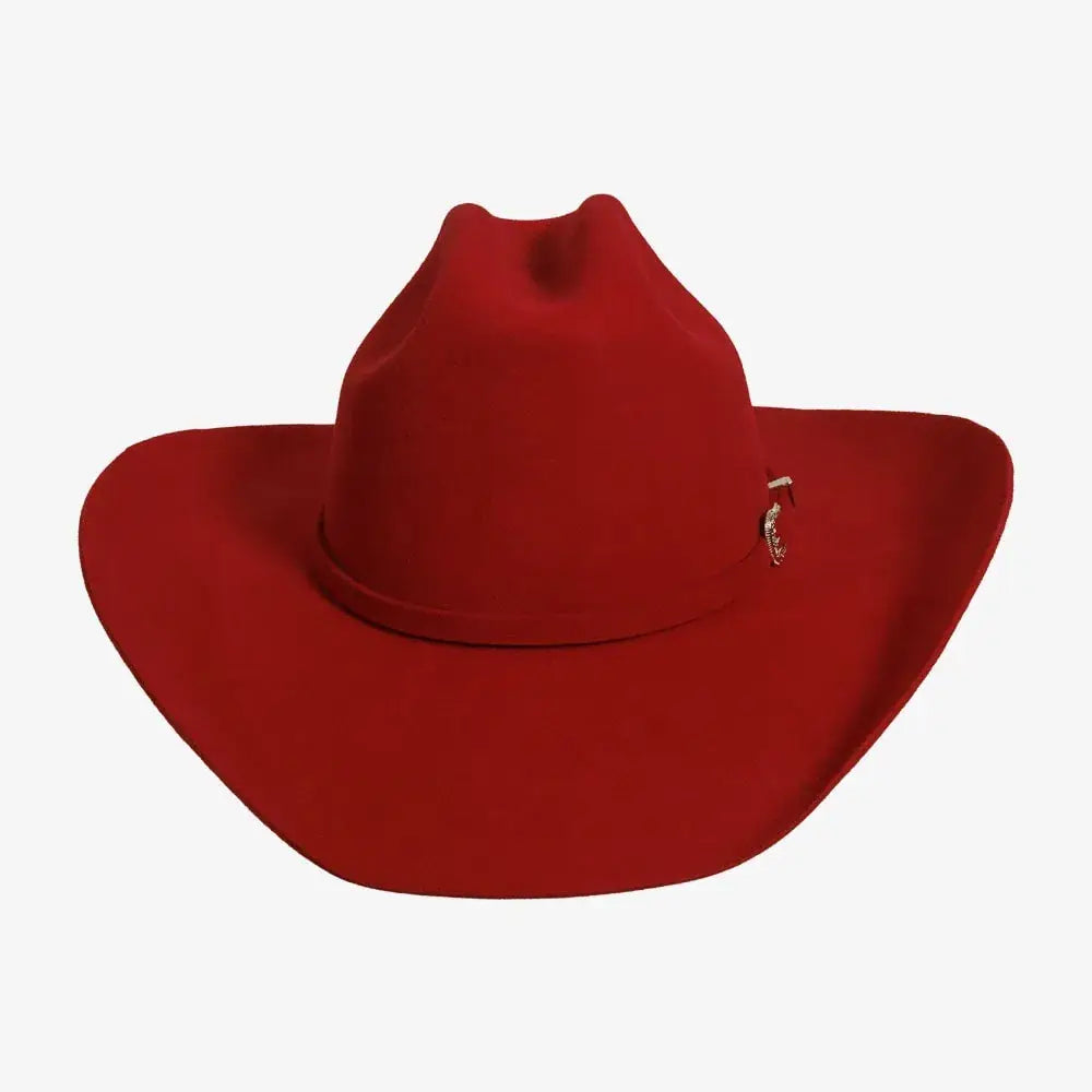 Wool Felt Western Cowboy Hat - Style Cattleman