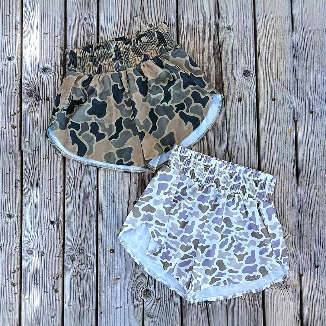 Camouflage Running Shorts