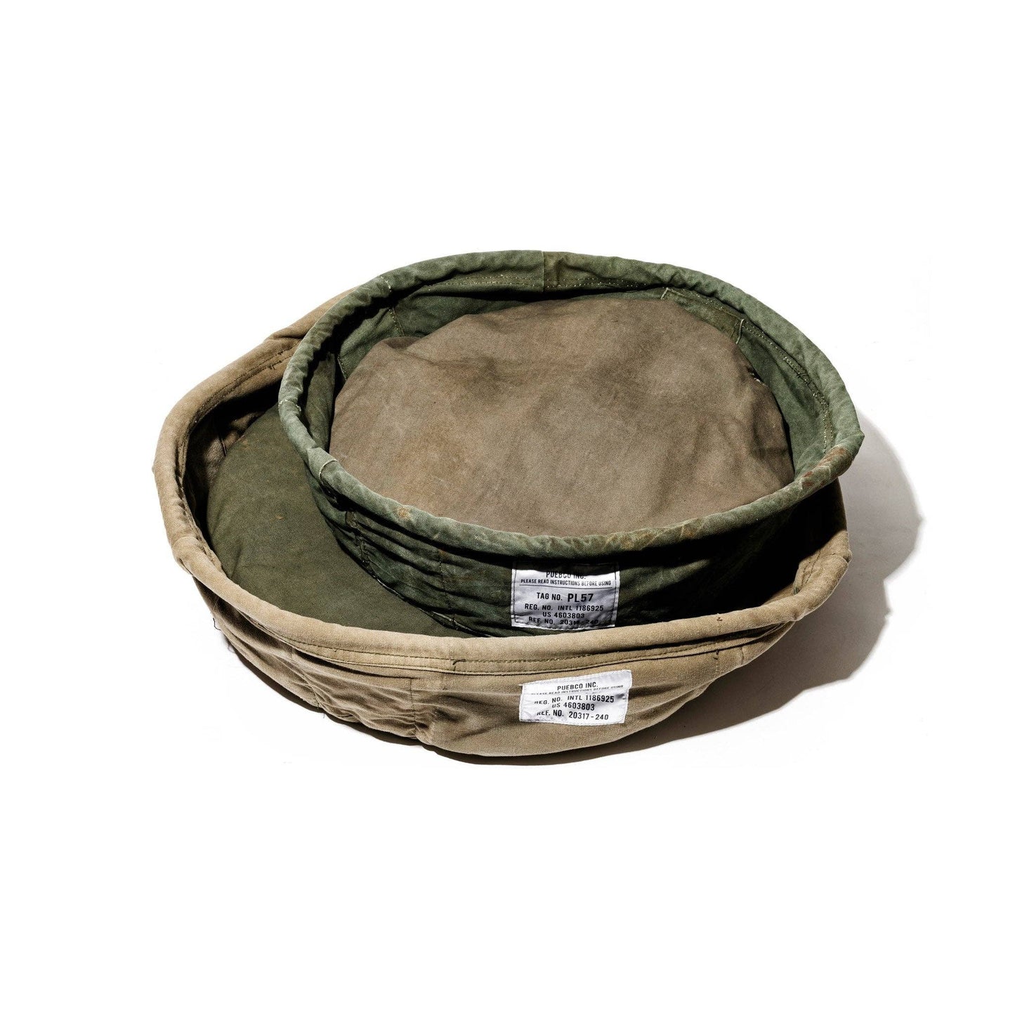 Vintage Tent Fabric Pet Bed