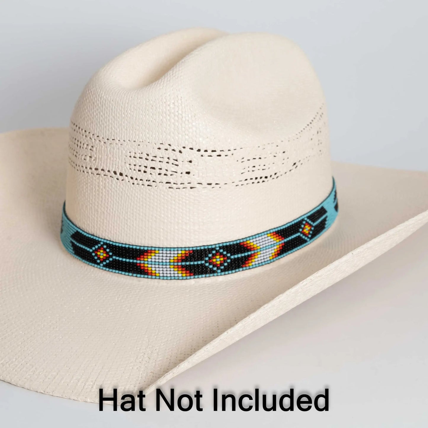 Arapaho Style Beaded Hat Band