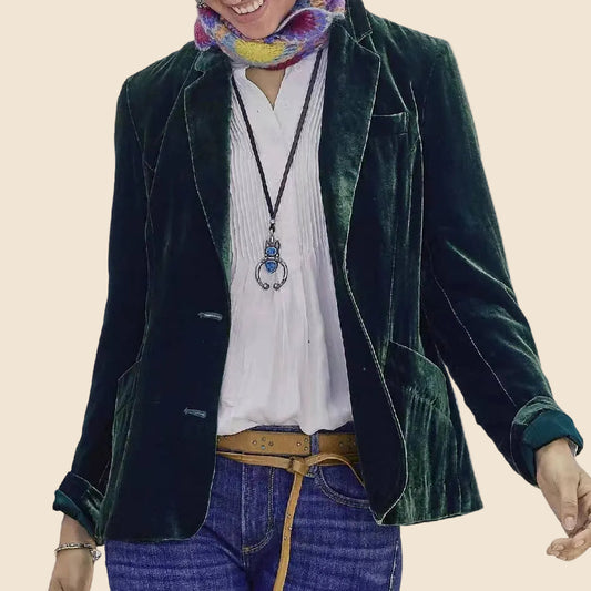 The Mercer Velvet Blazer