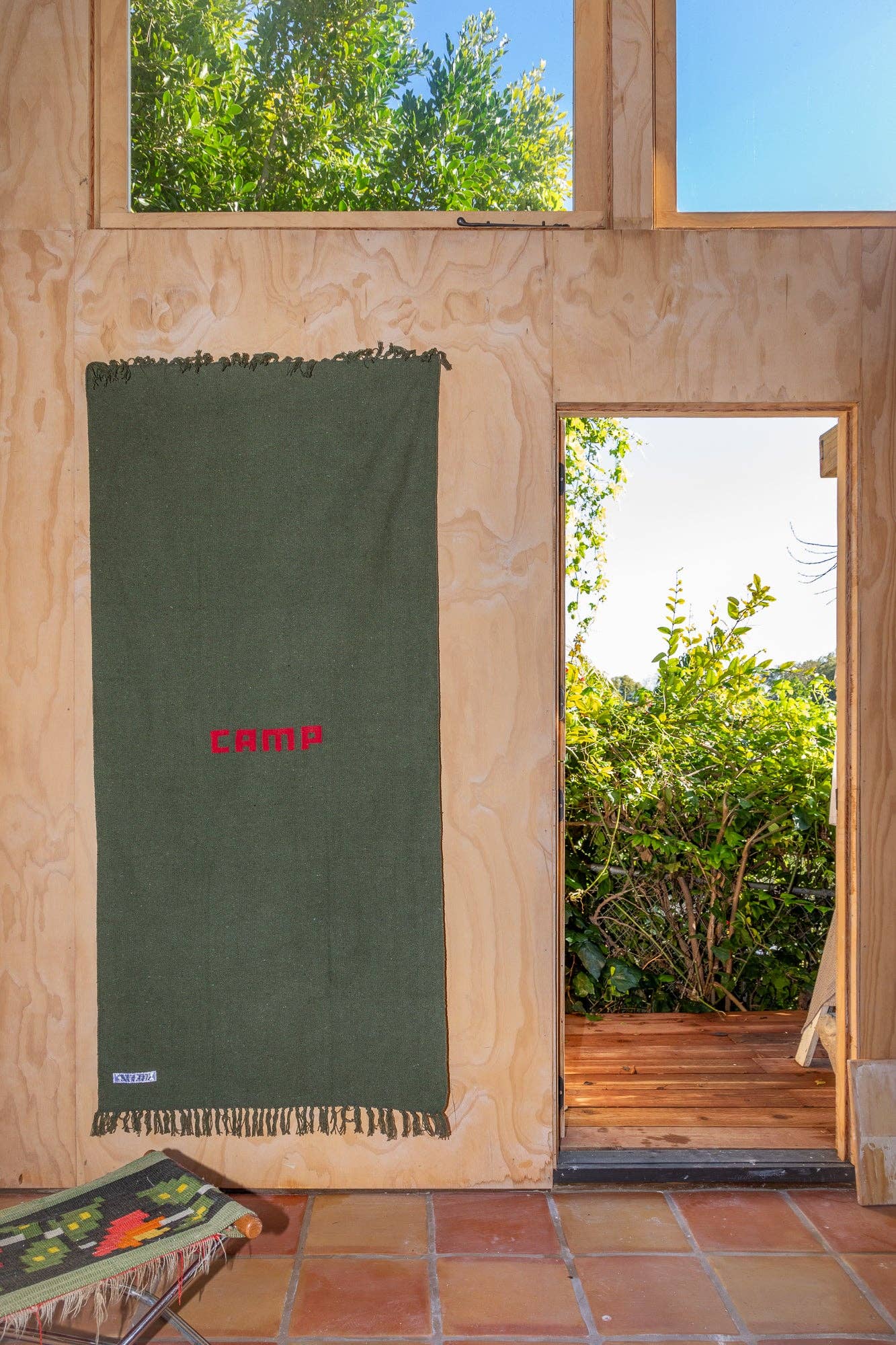 Handloomed Recycle Yarn Camp Rug