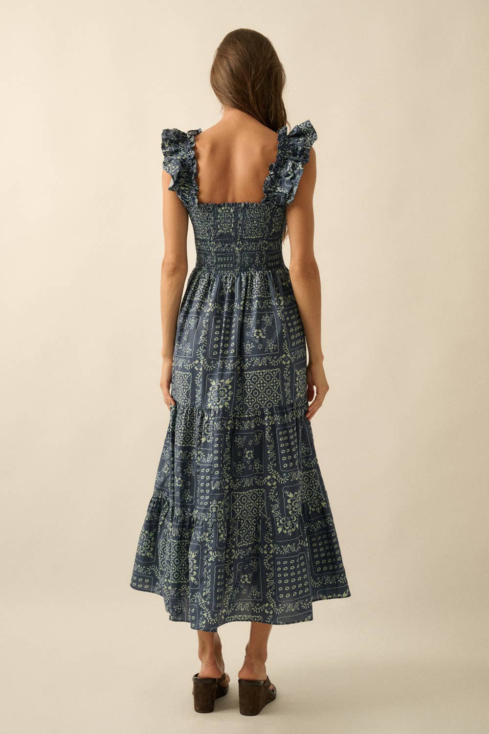 Floral Tiered Ruffle Dress