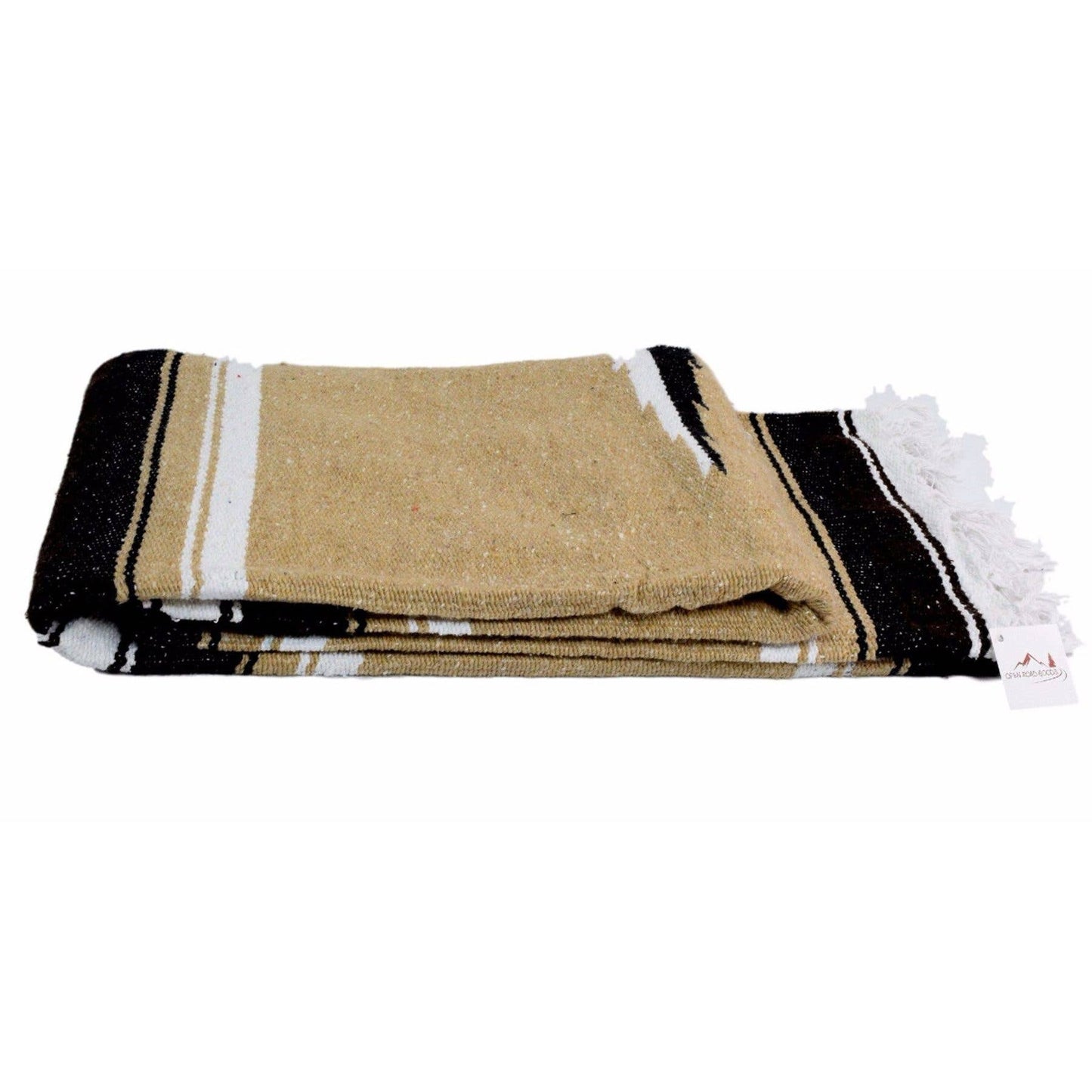 Sand & Stone Khaki Mexican Diamond Blanket