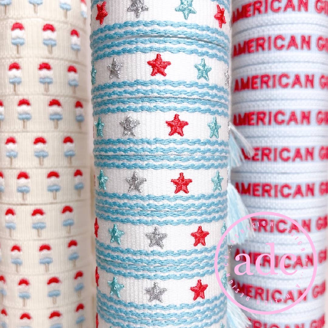RED, WHITE, & BLUE STARS Bracelet