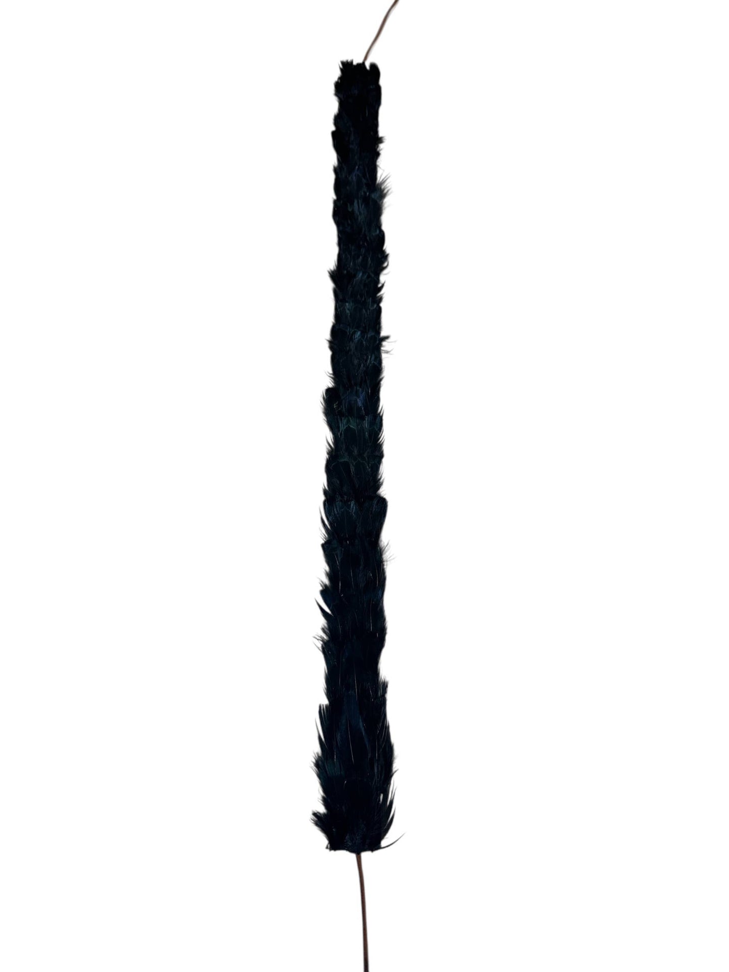 Feather hat band with strap