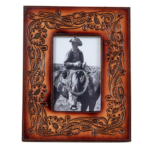 Moment In Time Hand-Tooled Frame