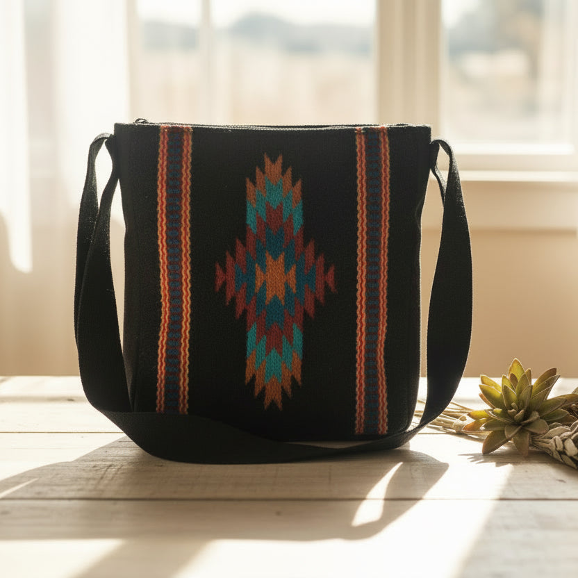 Chimayo Wool Crossbody Tote