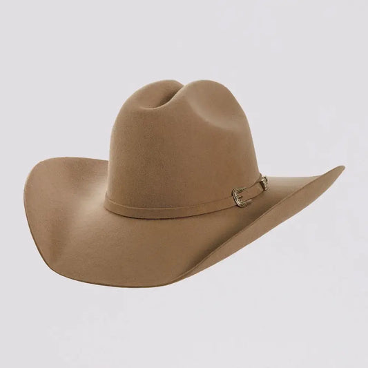 Wool Felt Western Cowboy Hat - Style Cattleman