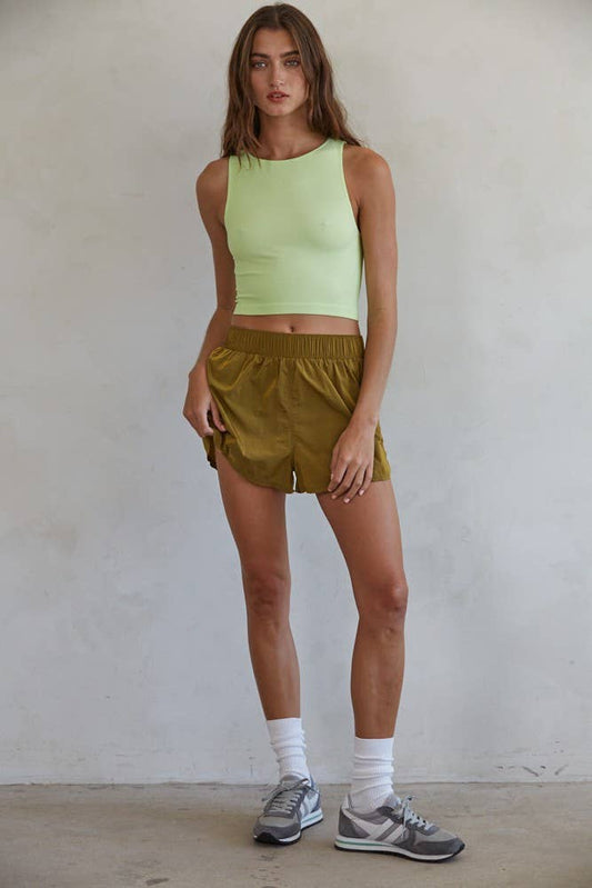 Zion Wide Leg Active Shorts