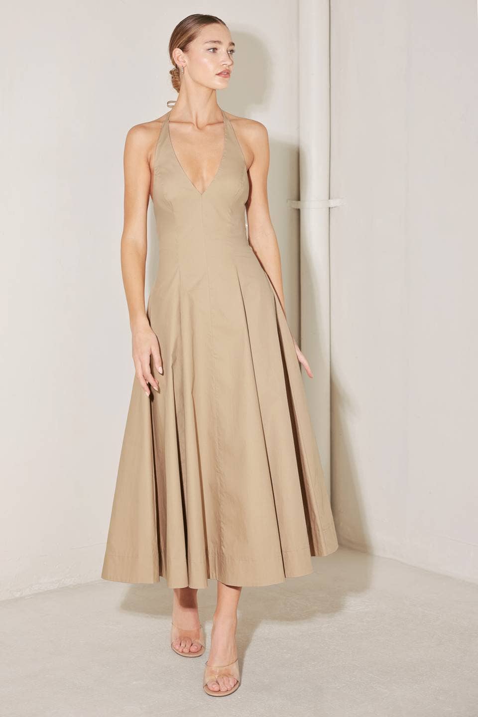 Zion A-Line Halter Dress