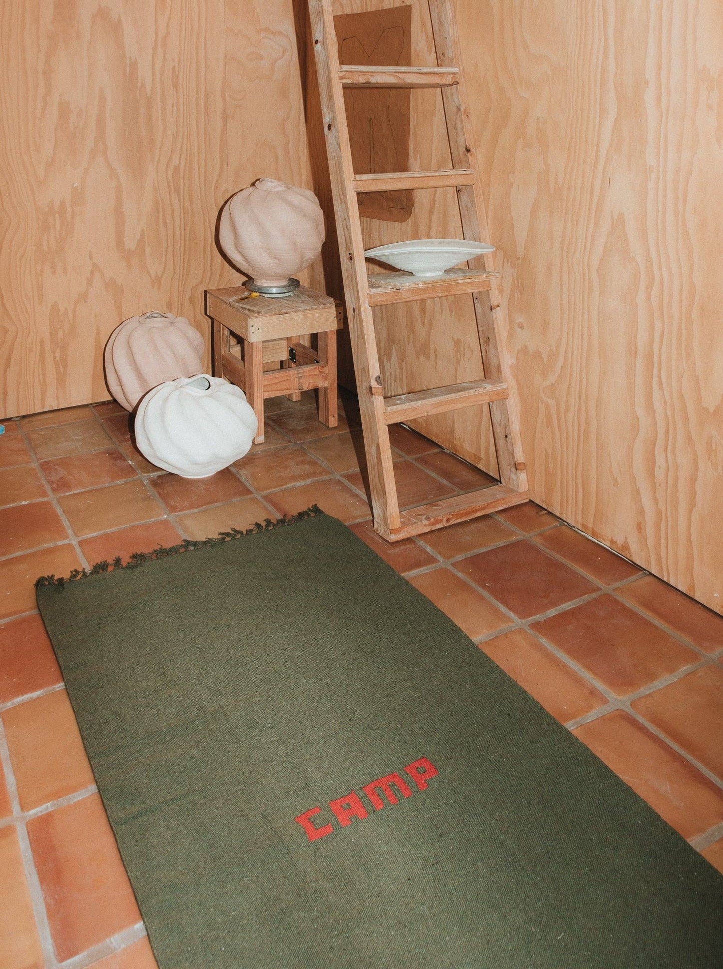 Handloomed Recycle Yarn Camp Rug