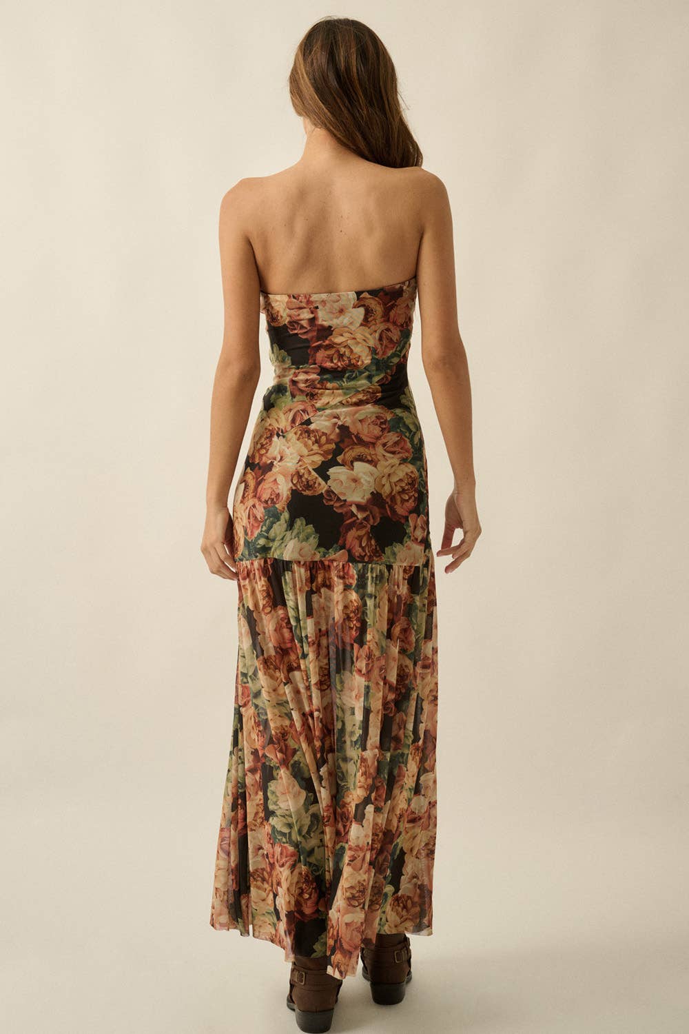 Bloom Mesh Maxi Dress
